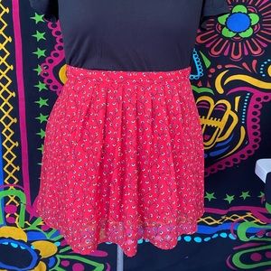Old Navy Floral Maternity chiffon mini skirt